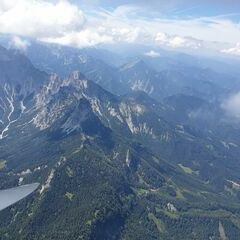Flugwegposition um 12:19:13: Aufgenommen in der Nähe von Weng im Gesäuse, 8913, Österreich in 2592 Meter